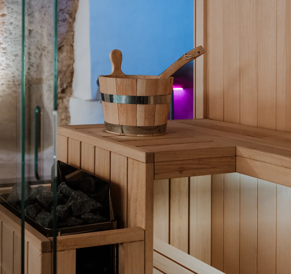 spa luxury privata biancomora sauna